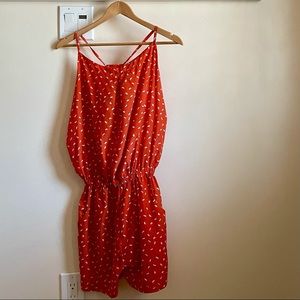 Orange Romper